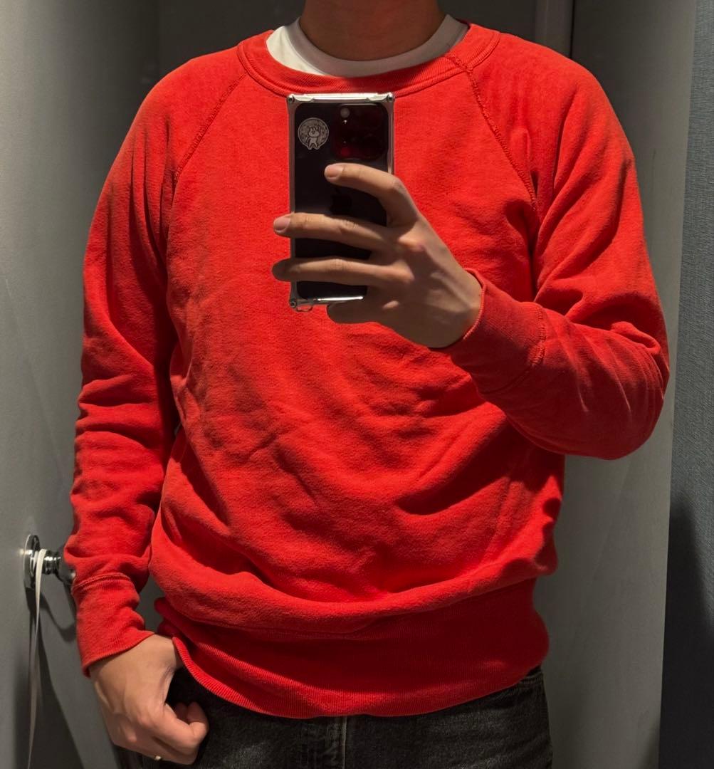 50s-60s VINTAGE ヴィンテージ スウェット トレーナー 赤