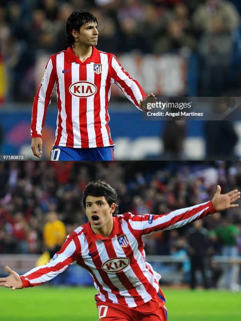 アトレティコマドリード 09/10 ホーム ユニフォーム 長袖