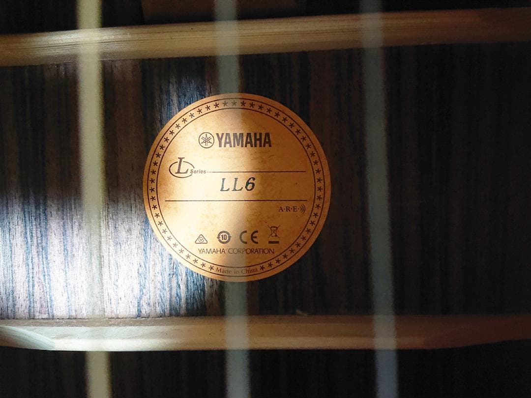 ★美品Yamaha / LL6 ARE エレアコNatural購入後1年チョイ★