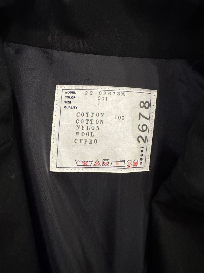 【新品未使用】sacai メンズジャンプスーツ サイズ1