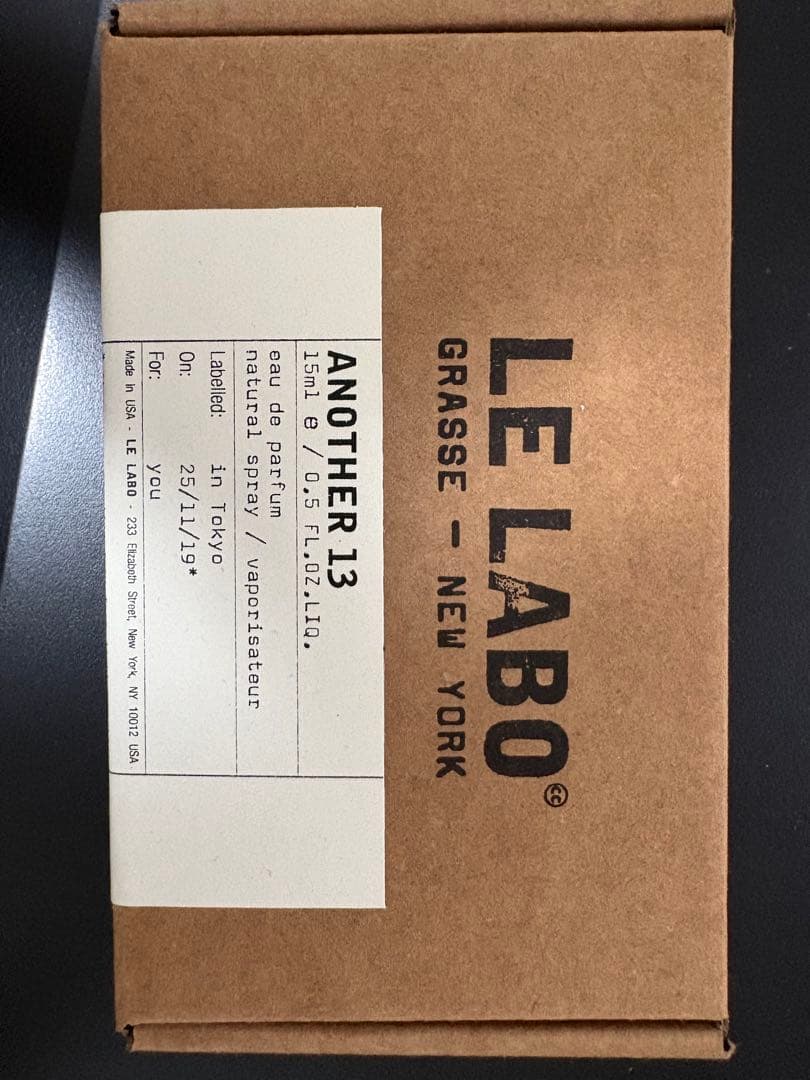 LE LABO ANOTHER 13 15ml 香水