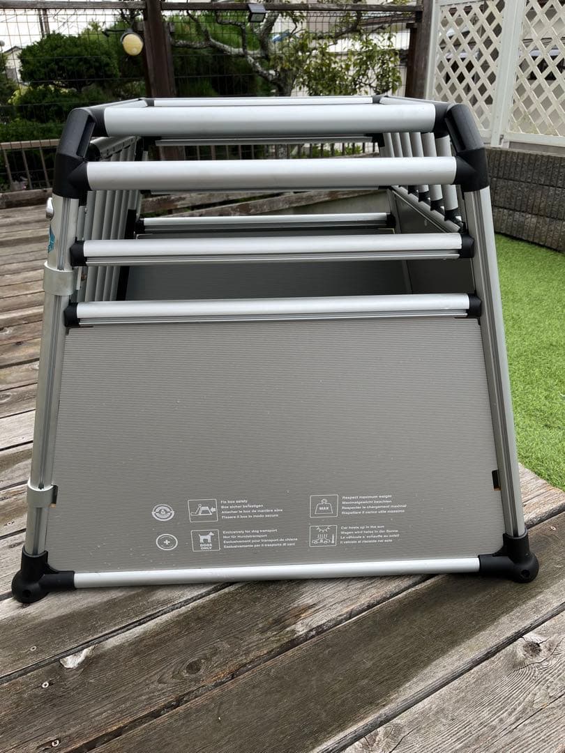 (手渡し限定)アルミ製犬用ケージ 中型犬用　4Pets TUV認証