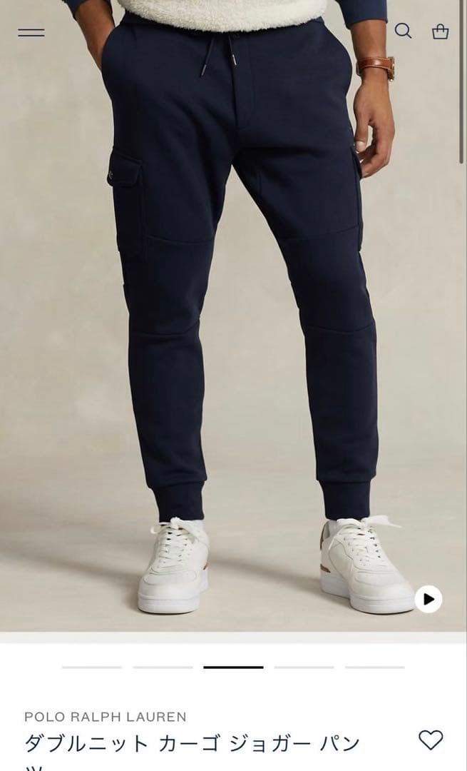 ラルフローレン　セットアップ　ネイビー