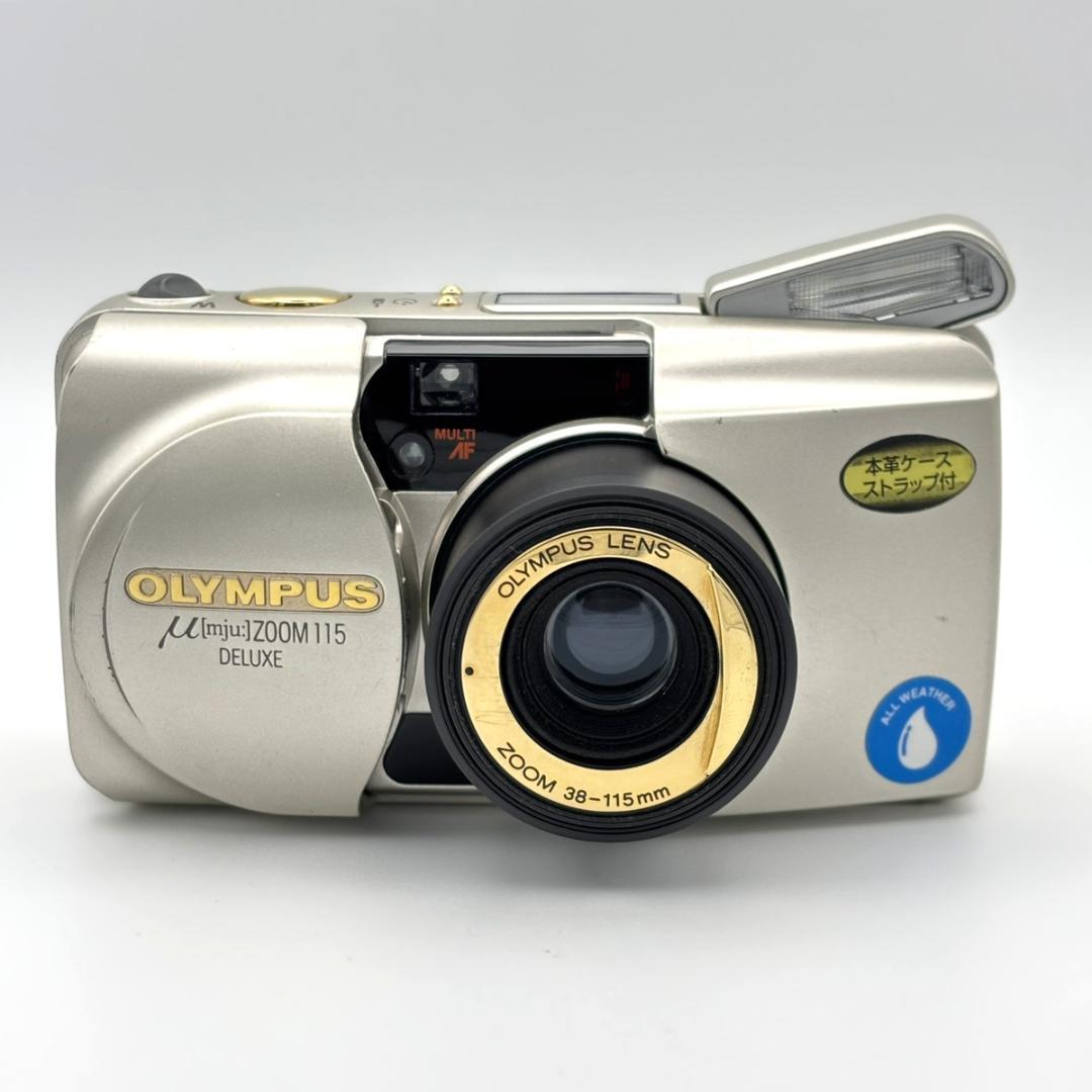 【美品 ケース付】OLYMPUS μ [mju] ZOOM 115 DELUXE