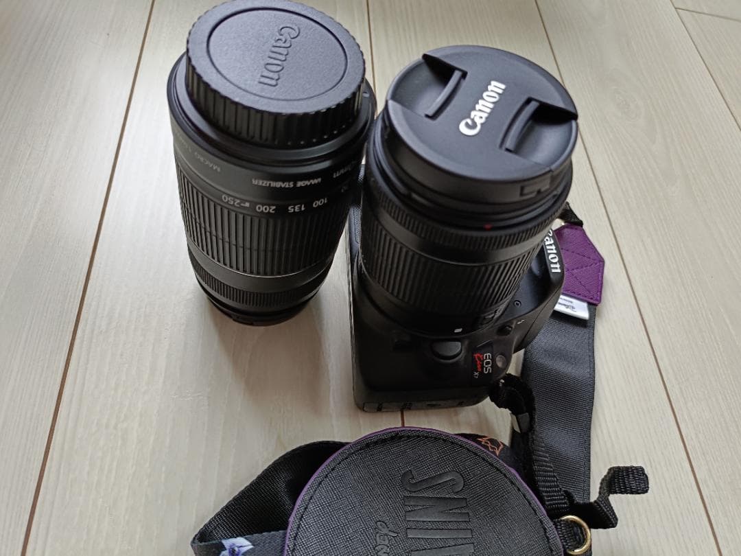 値下げ 美品　Canon EOS Kiss X7 レンズ2本付き