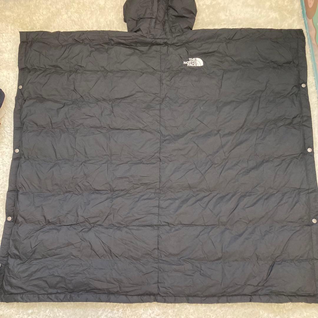 未使用級✨️ノースフェイス パデッドポンチョ ケープ コート ダウン