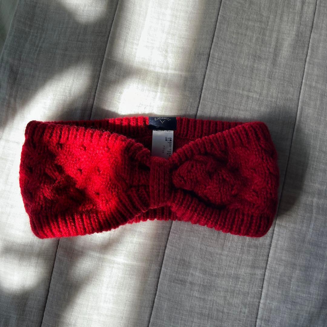 メルセデス・ベンツ キャロウェイ　ネックウォーマー付きニット帽