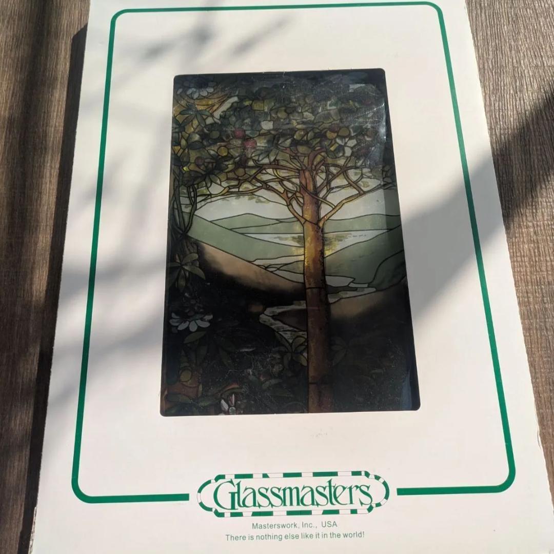 グラスマスターズ 生命の樹 ステンドグラス 33×24 ルイスCティファニー