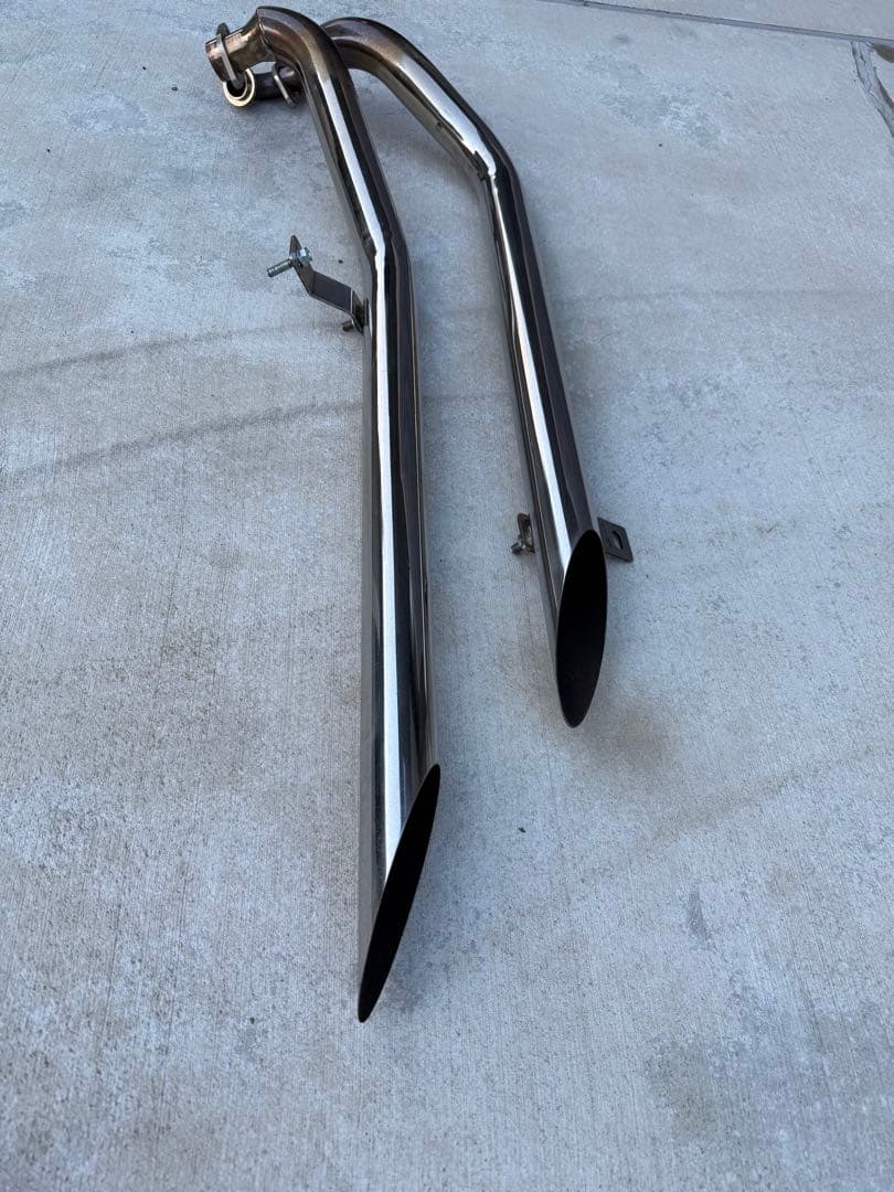 YAMAHA ドラックスター250 スラッシュカットマフラー