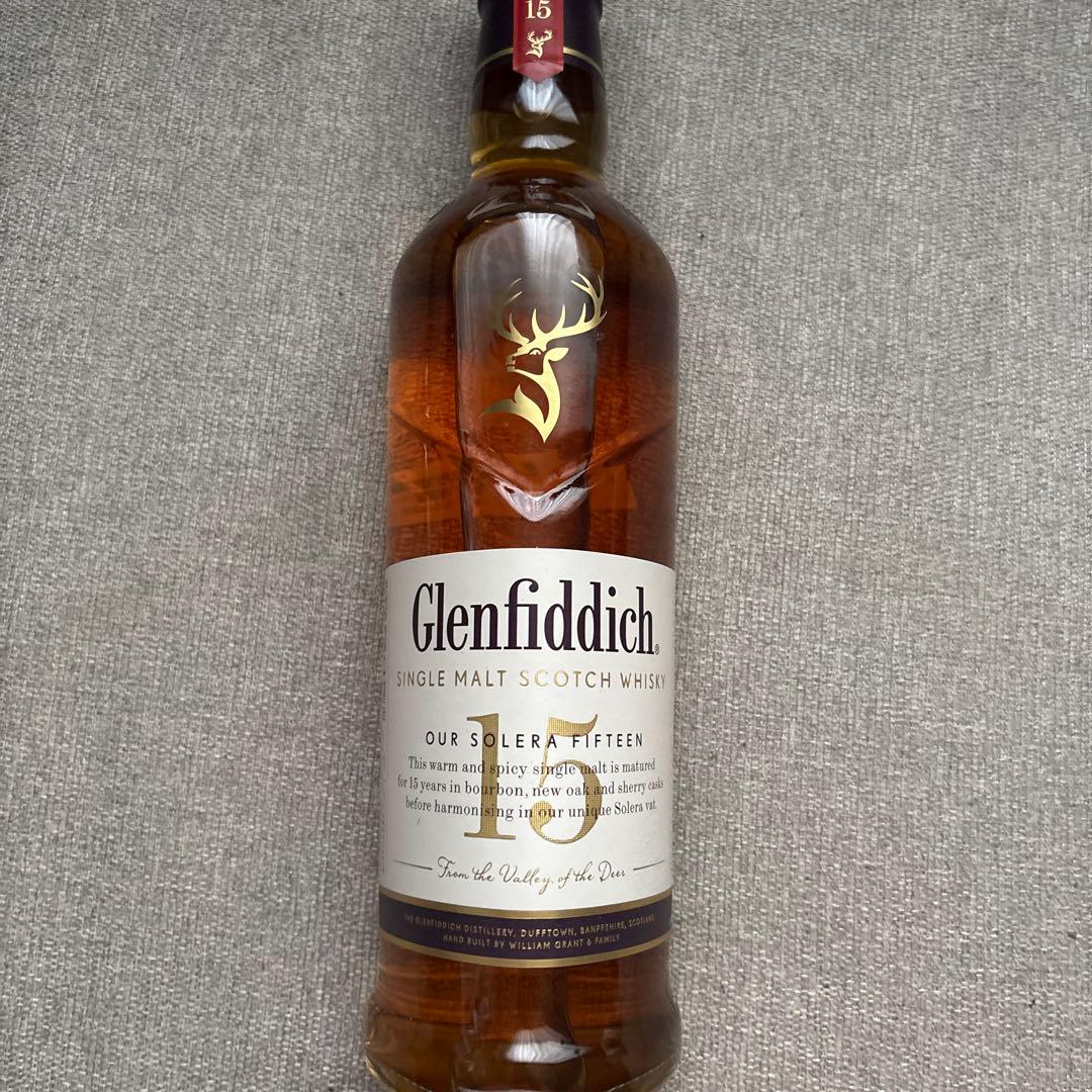 Glenfiddich 15年 シングルモルトウイスキー 700ml