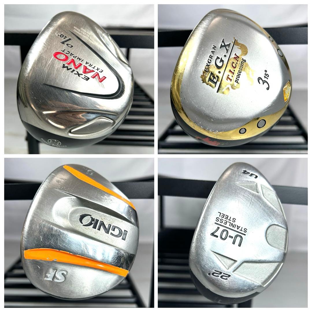 本格派 メンズゴルフクラブ 15本 フルセット ゴルフセット お試しセット