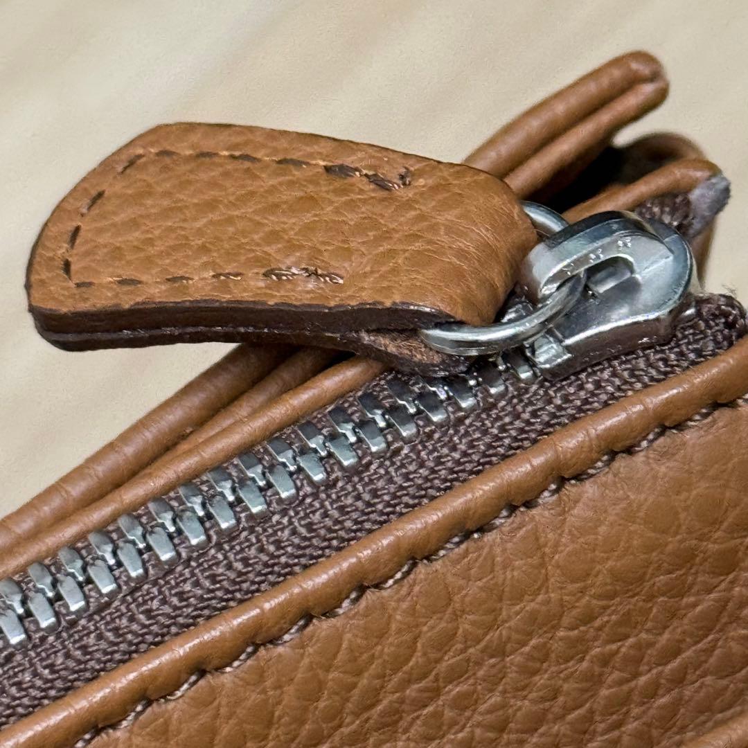 極上！銀座ヨシノヤ　ドイツシュリンク　ジップトップ　ビジネストートバッグ　A4