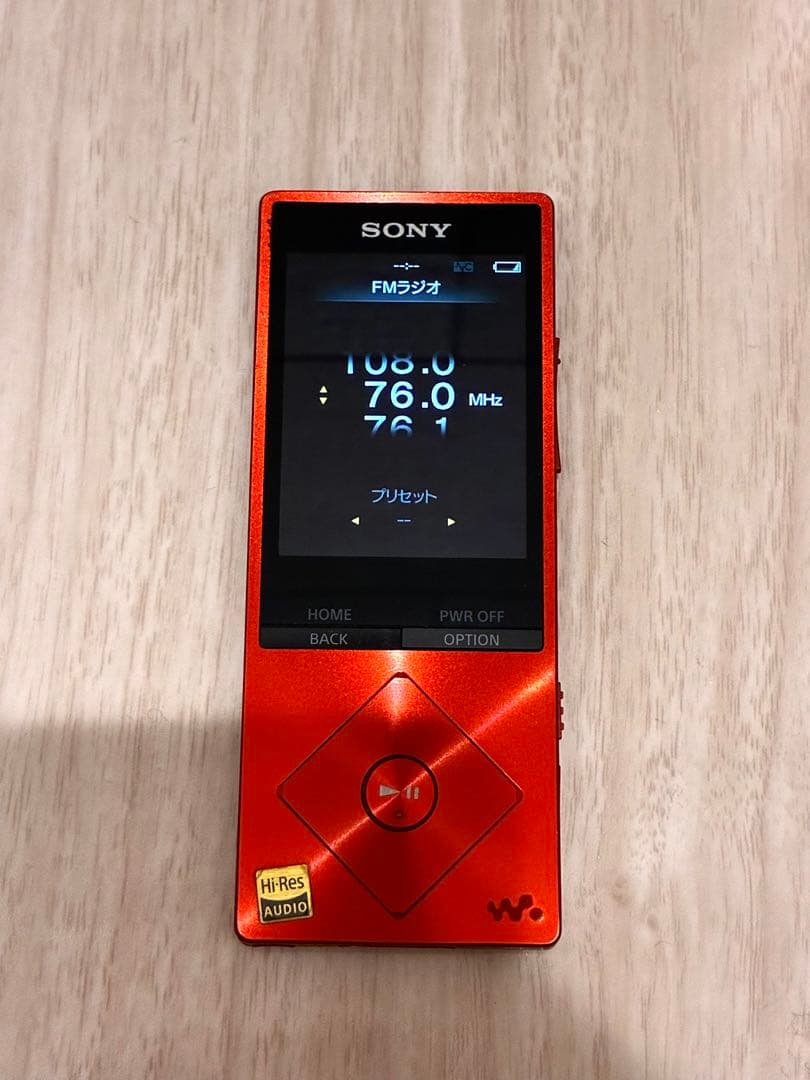 SONY NW-A25 ウォークマン レッド