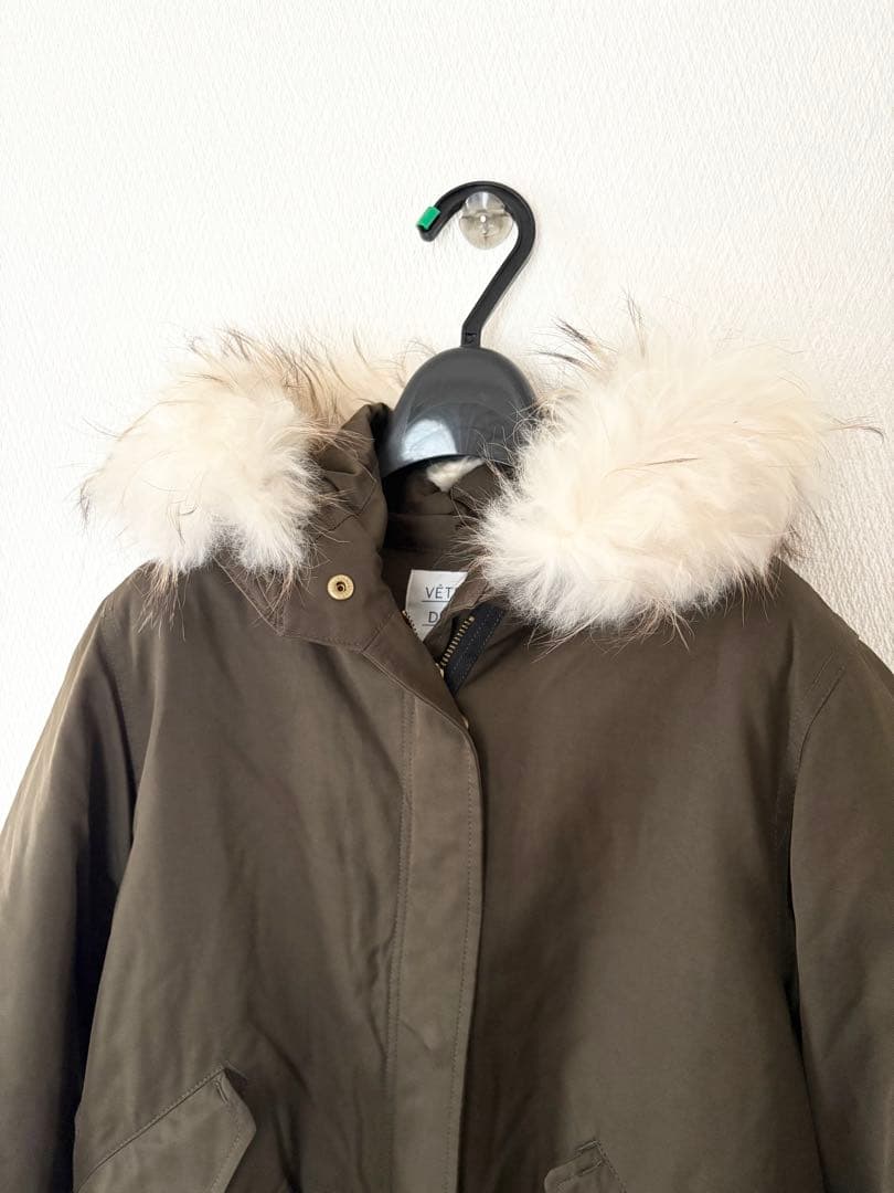 IENA イエナ オリーブ ファー ライナー付き モッズコート