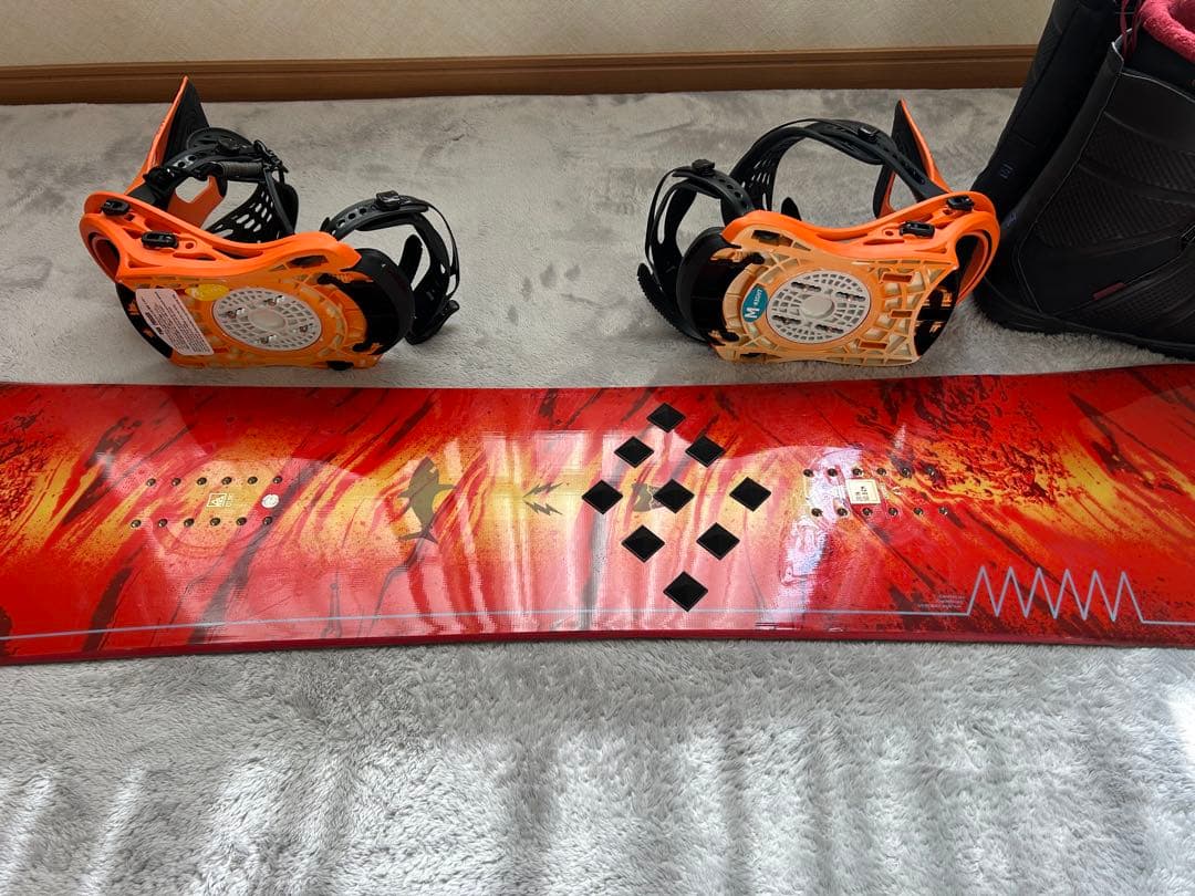 Ｋ2スノーボードとフラックスTTバインディングセット