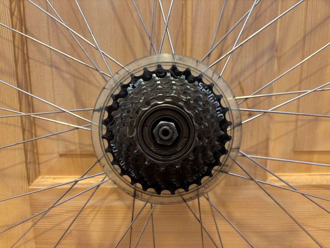 ARAYAリム　700cクリンチャー　完組ホイール前後セット　スプロケ付き