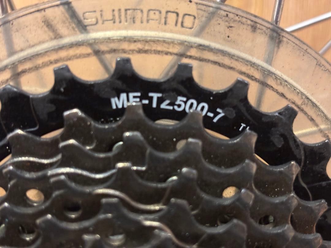 ARAYAリム　700cクリンチャー　完組ホイール前後セット　スプロケ付き