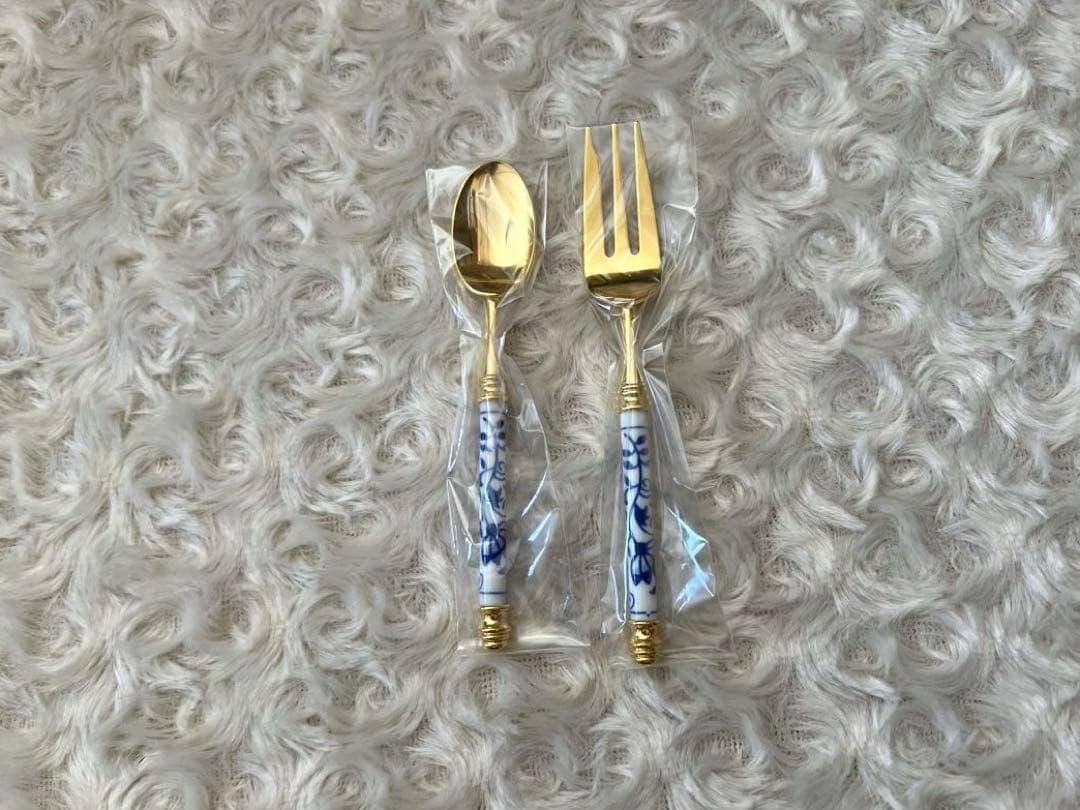 チェコ　ボヘミア　カトラリーセット　ツヴィーベルムスター　スプーン＆フォーク