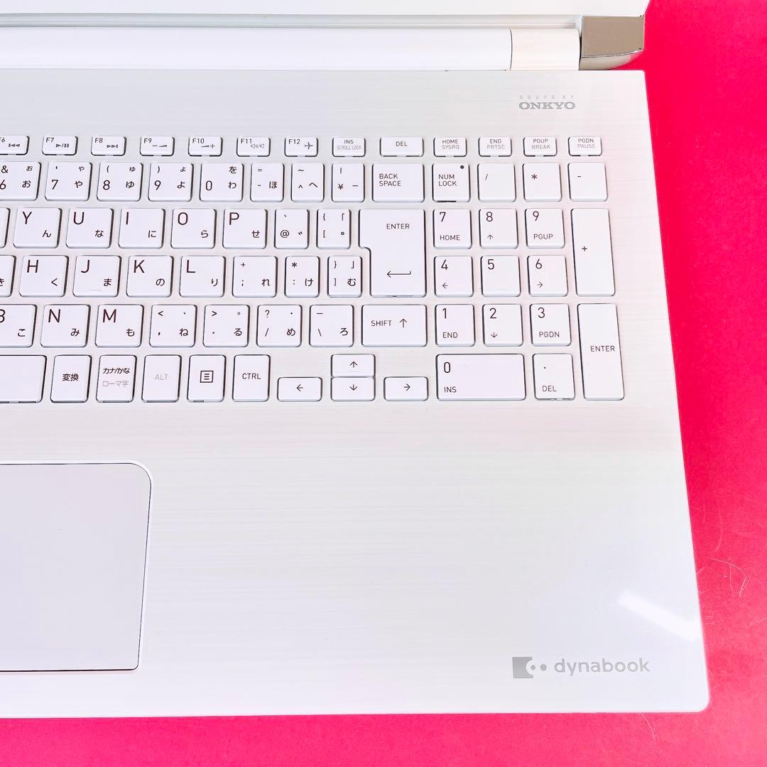 Corei7✨️薄型ノートパソコン✨️可愛い白！高性能16GBカメラSSDブルーレイ