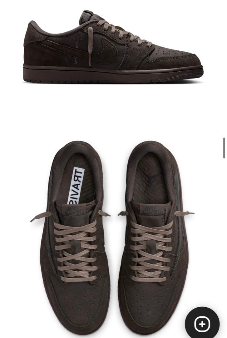 スニーカー Travis Scott Nike Air Jordan 1 Low OG SP