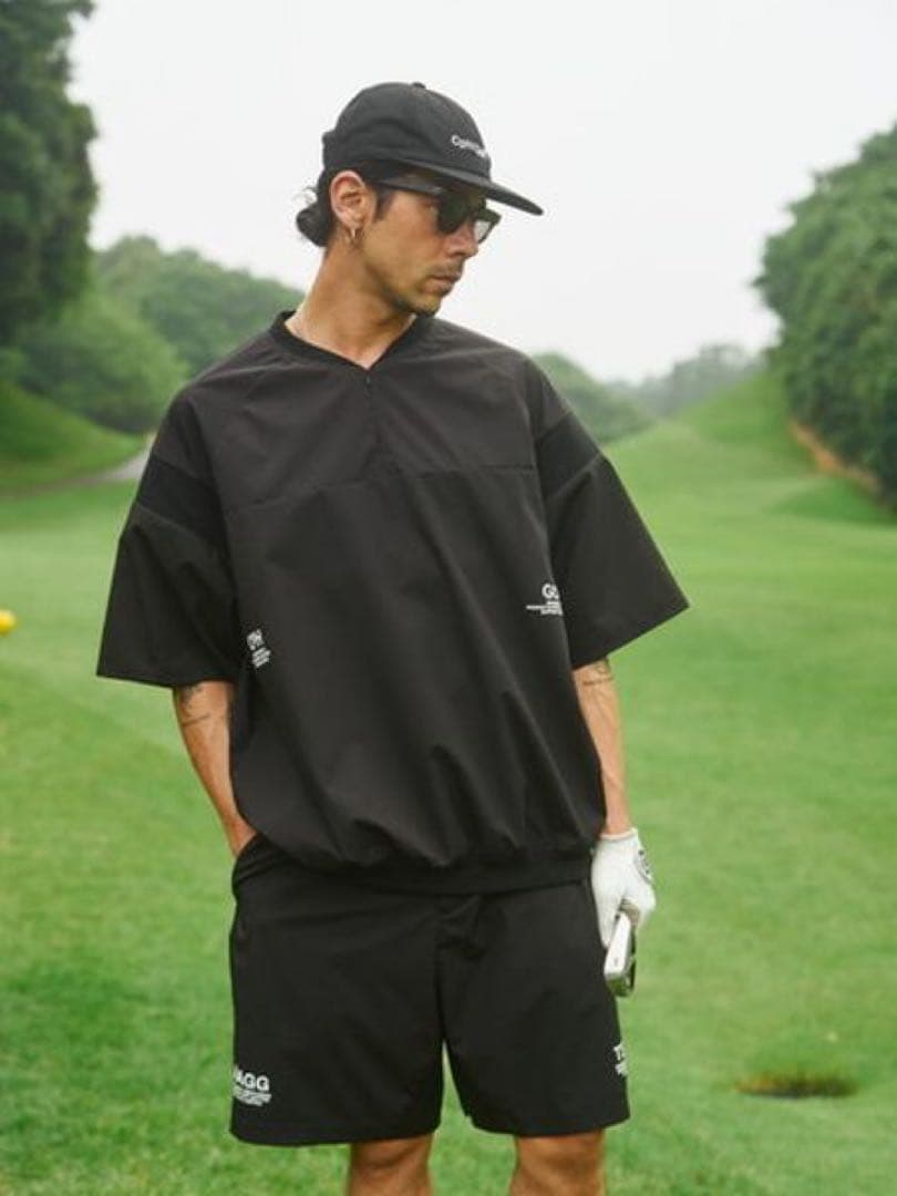 フォロー割引あり　　今季完売　キャプテンズヘルムゴルフ　防水半袖プルオーバー