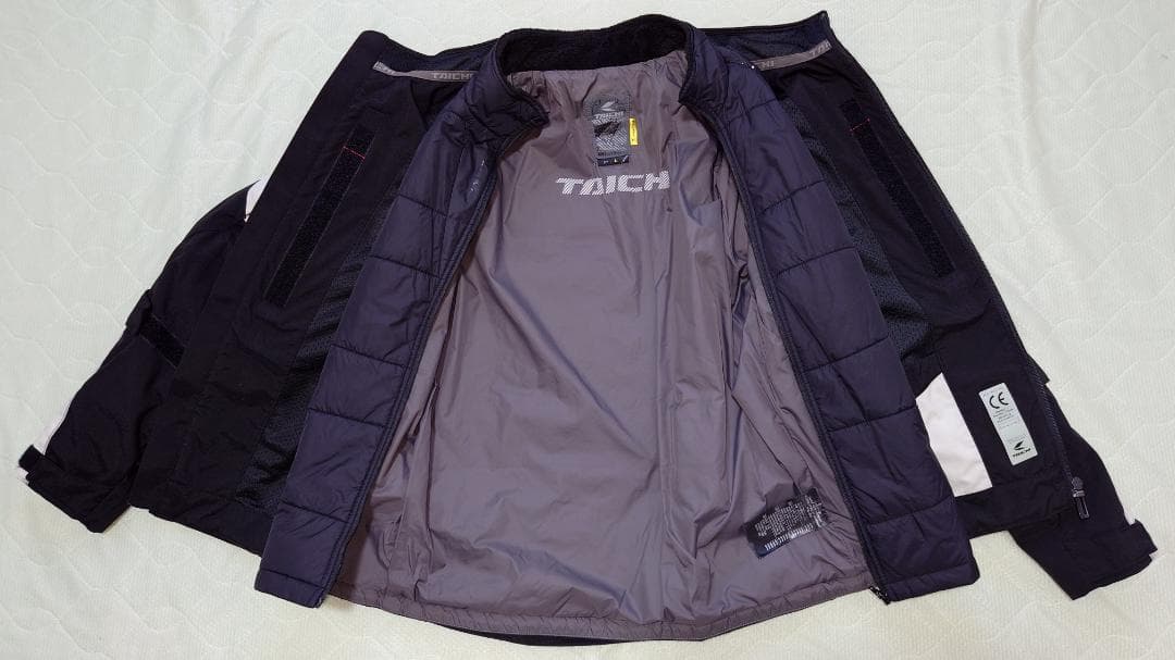 RSタイチ　アームド　オールシーズン　ジャケット　Ｌサイズ　黒 ／ 白