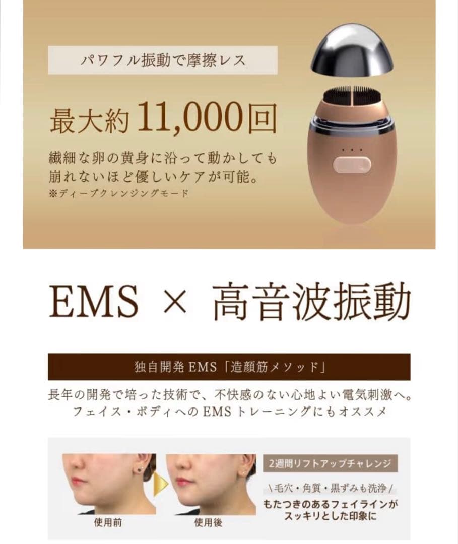 ZOGANKIN OVO 美顔器 EMS機能搭載 約167g 新品未使用