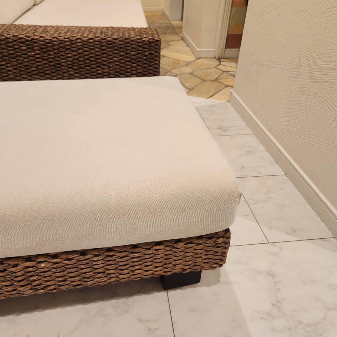 a.flat ケイ・ローソファ (ヒヤシンス) オットマン　スツール