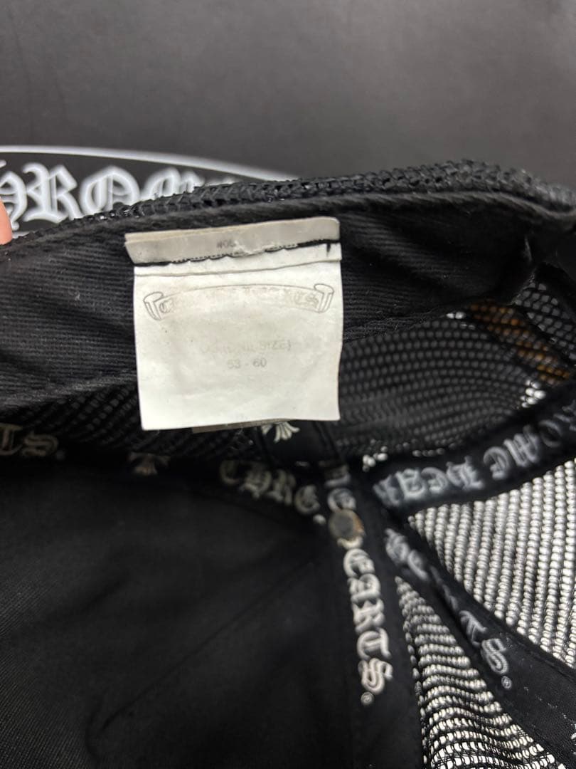 【正規品】クロムハーツキャップ　ブラック　イエロー