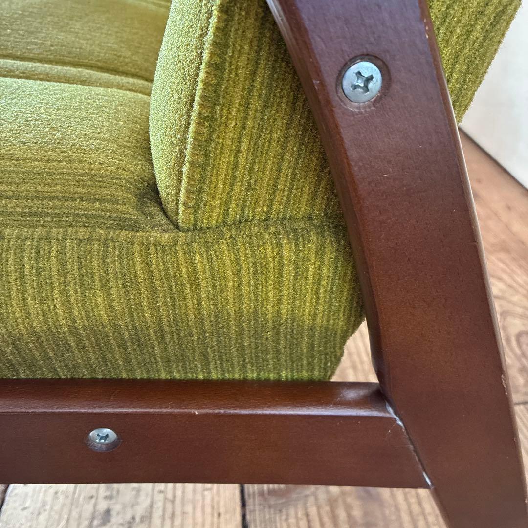 国産ヴィンテージ レトロ 1人掛けソファ ミッドセンチュリー ①