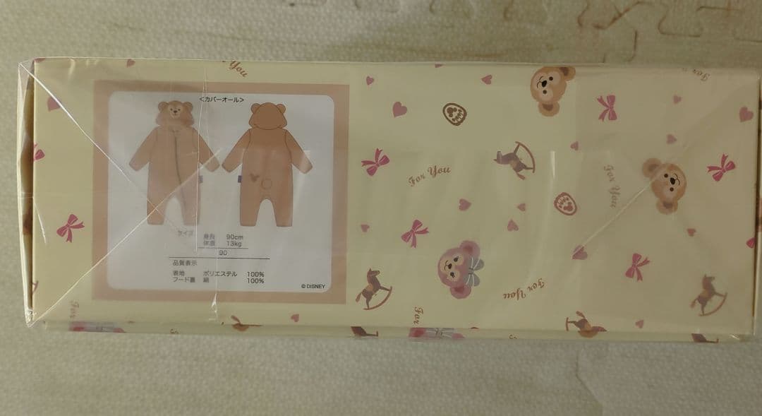 ディズニー　公式　ダッフィー　カバーオール