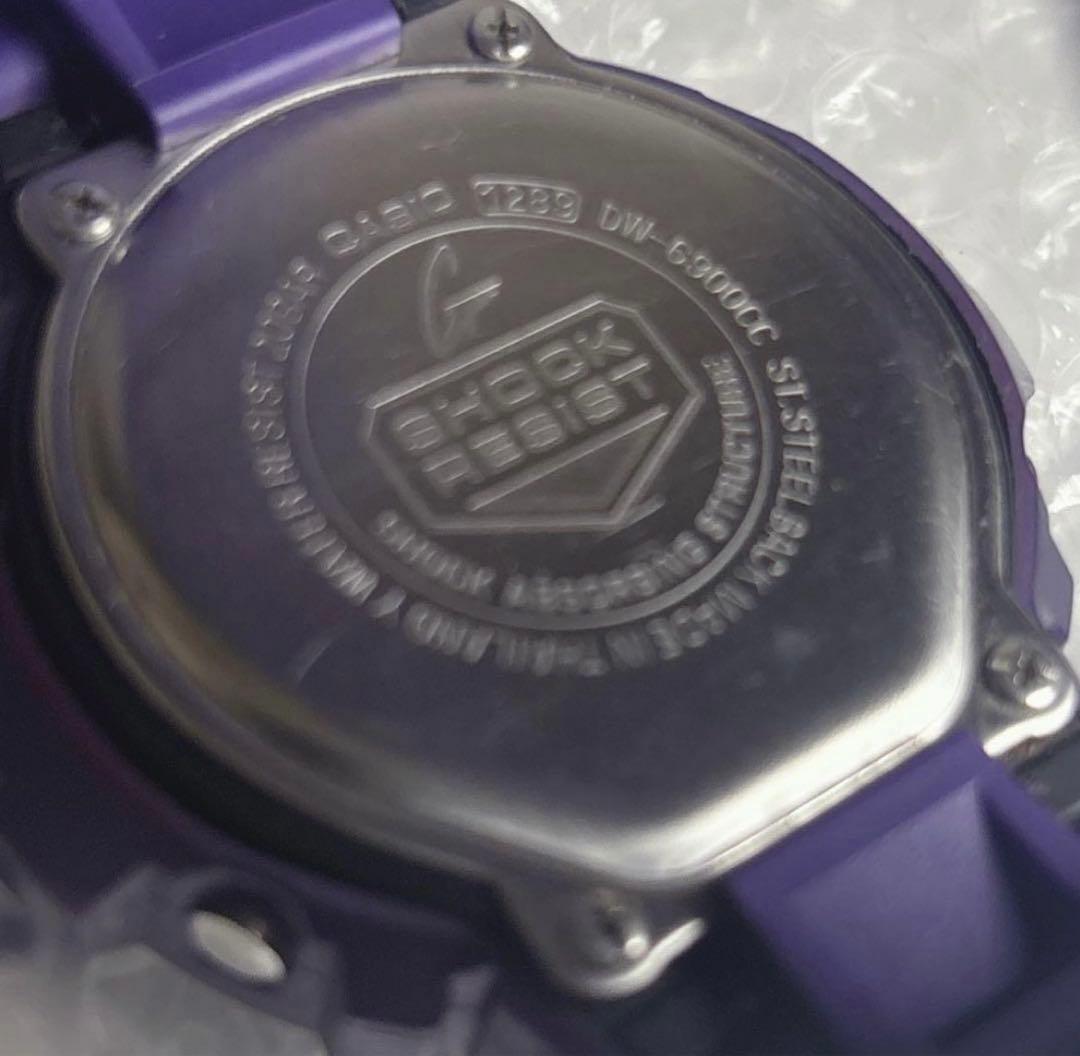 【美品】希少G-SHOCK DW-6900CC クレイジーカラーズ パープル