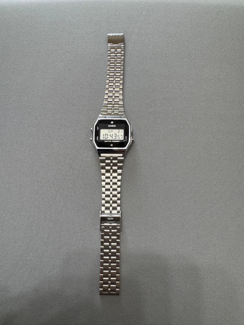 CASIO A159WAD-1 ダイヤ 2石 チープカシオ 腕時計 チプカシ