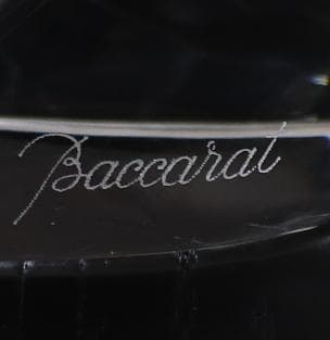 バカラ 美品 大型犬 フィギュリン 置物レア クリスタルガラス製 オブジェ