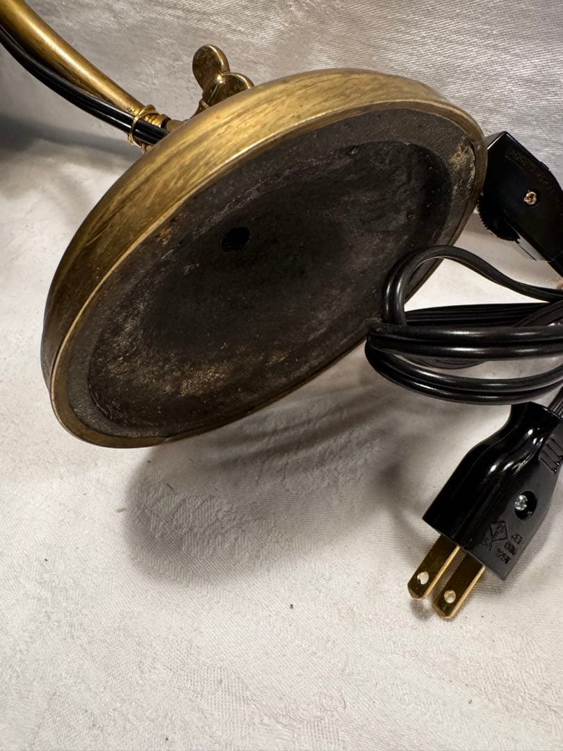 アンティーク真鍮デスクランプ