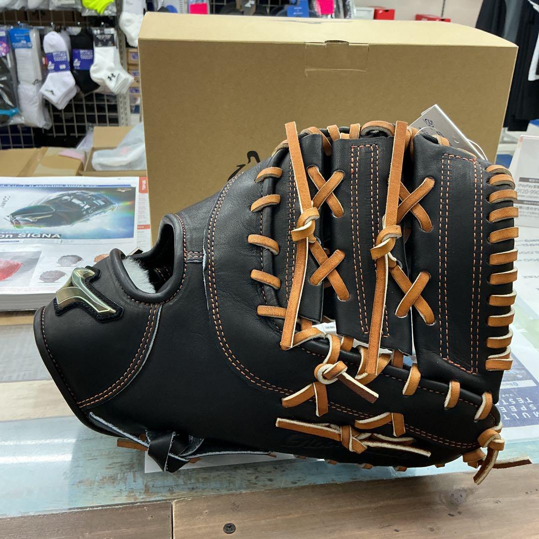 ミズノグローバルエリートシグナ硬式ファーストミット　湯もみ型付けサービス