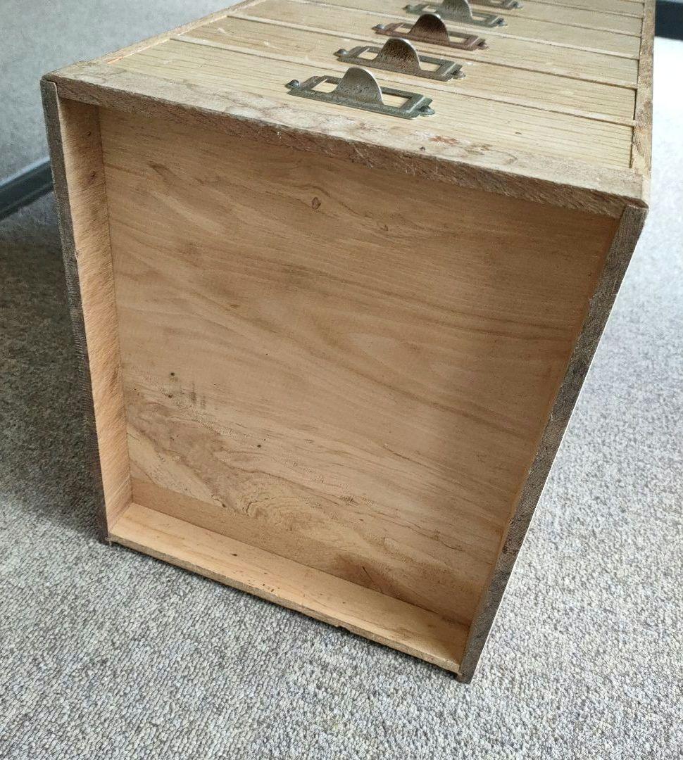 木製7段　小引き出し アンティーク　昭和レトロ