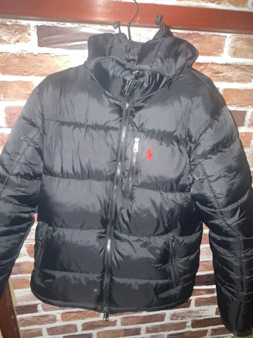 polo Ralph Laurenブラック ダウンジャケット