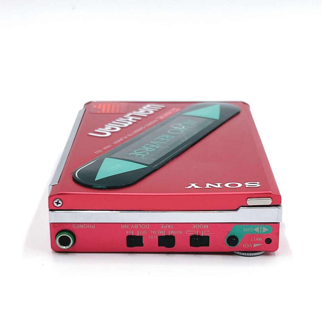【超美品・動作品】 SONY WM-102 ウォークマン　 希少色　レッド