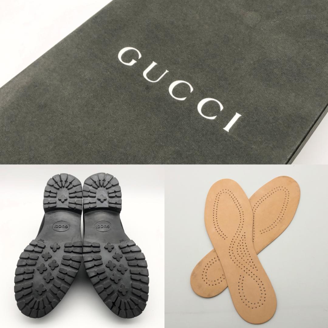GUCCI グッチ ビットモカシン ハイカット イタリア製 メンズ USED