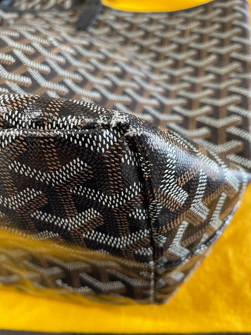 Goyard ショルダーバッグ 大きめ ブラック/グレー