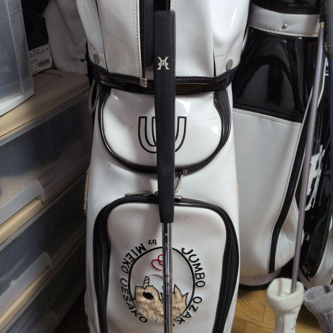 ジャンボ尾崎　ウエサコ　キャディーバッグとドライバー　パターのセット