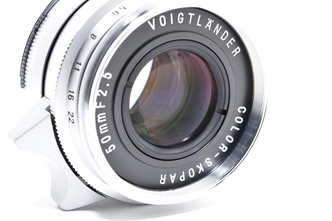 Voigtlander COLOR-SKOPAR 50mmF2.5単焦点レンズ