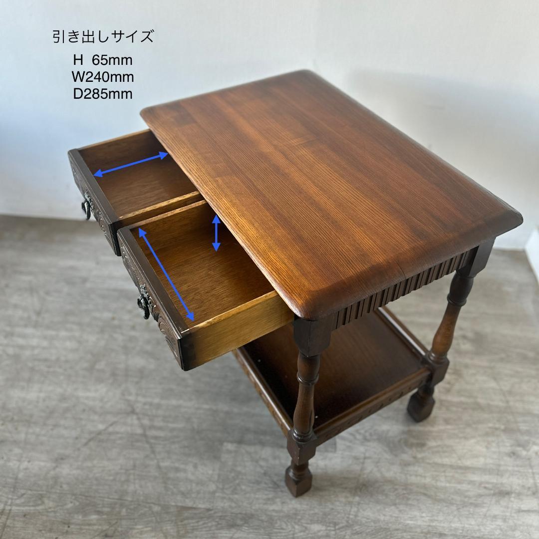 【最終値下げ】アンティーク 家具 サイドテーブル 英国 1950年頃 225A