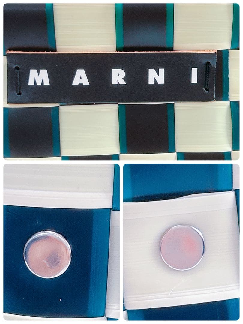 現行✨未使用に近い✨マルニ♡MARNI マーケットタイプミニバスケット