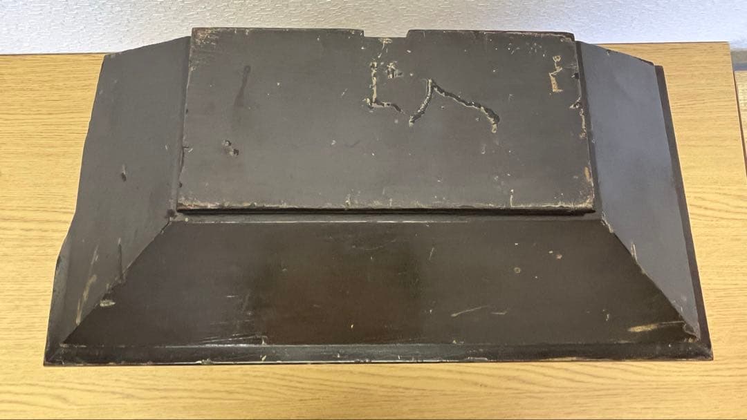 壁掛け振り子時計　SEIKOSHA 木製　アンティーク　レトロ　真鍮文字盤