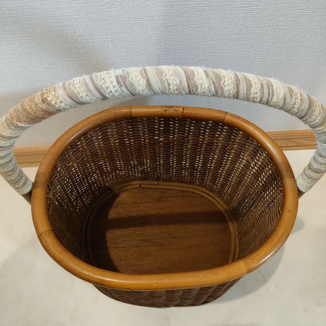 大きな籐かご ラタン 収納家具 さえら