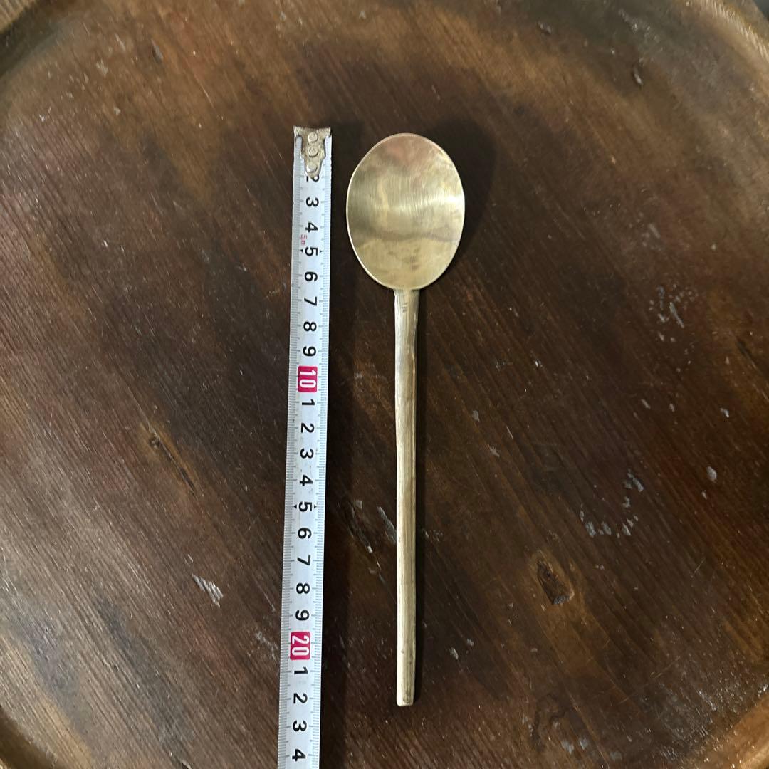 李朝スッカラ5点　(g228)韓国スプーン.アンティーク.ヴィンテージ.古道具