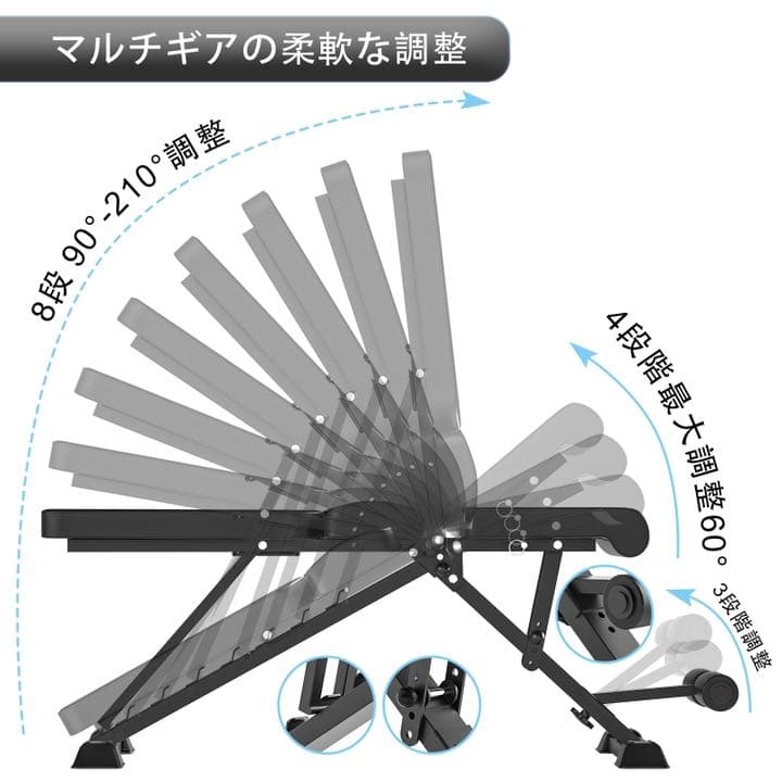 トレーニングベンチ 折り畳み