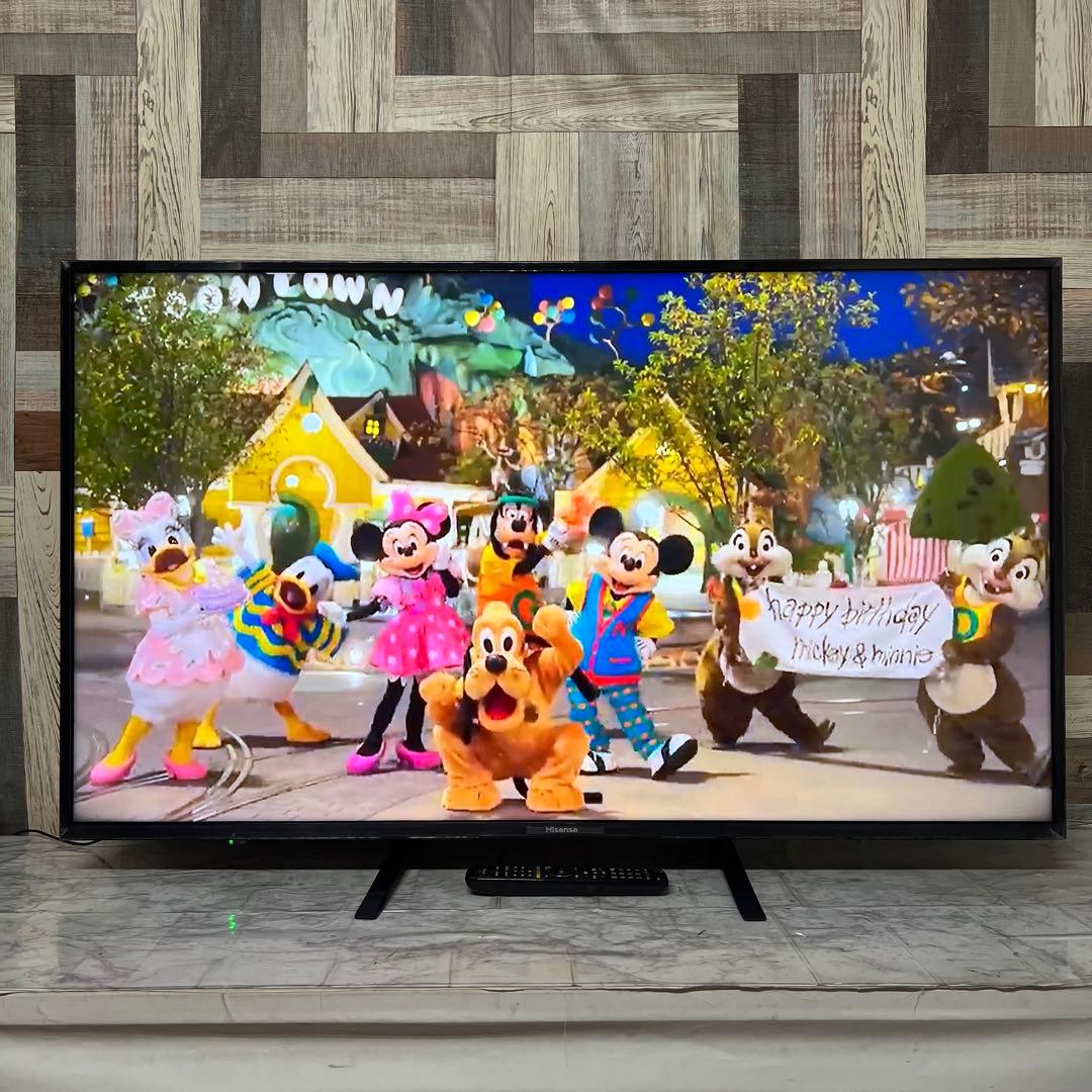 即日受渡❣️全国送料込Hisense50V型地上.BS.CSデジタル4K対応